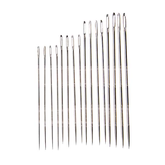 18 Packs: 16 ct. (288 total) 5/10 Embroidery Needles by Loops & Threads™